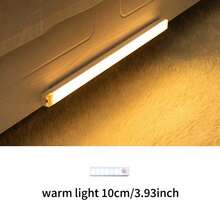1pc 10/20/30/40/50CM Motion Sensor Light, Cabinet Light, Multifunctional LED Light, Upgrade Your Living Space - From Soft Bedroom LED Lighting To Practical Cabinet Lighting (Including Under Cabinet Lighting) - White - View 18