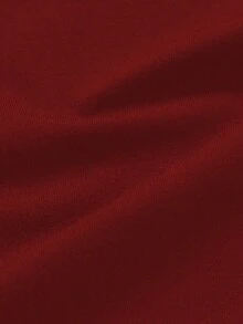 酒红色蕾丝边V领吊带背心，性感修身叠穿上衣 - 酒紅色 - 查看 9