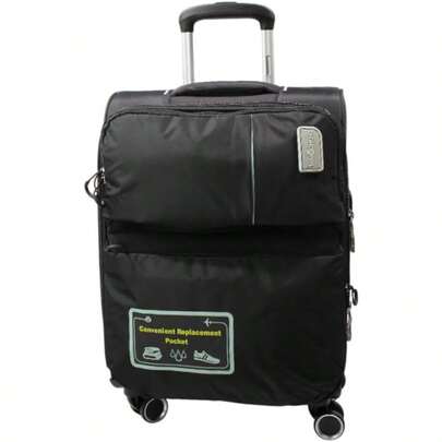 MIGUEL PETACAS Maleta De 28 Pulgadas Color Azul Modelo Jon 033 Maleta Grande Para Equipaje De 23 A 25 Kilos Asa Telescopica Retractil Candado De Combinacion Maletas Resistentes