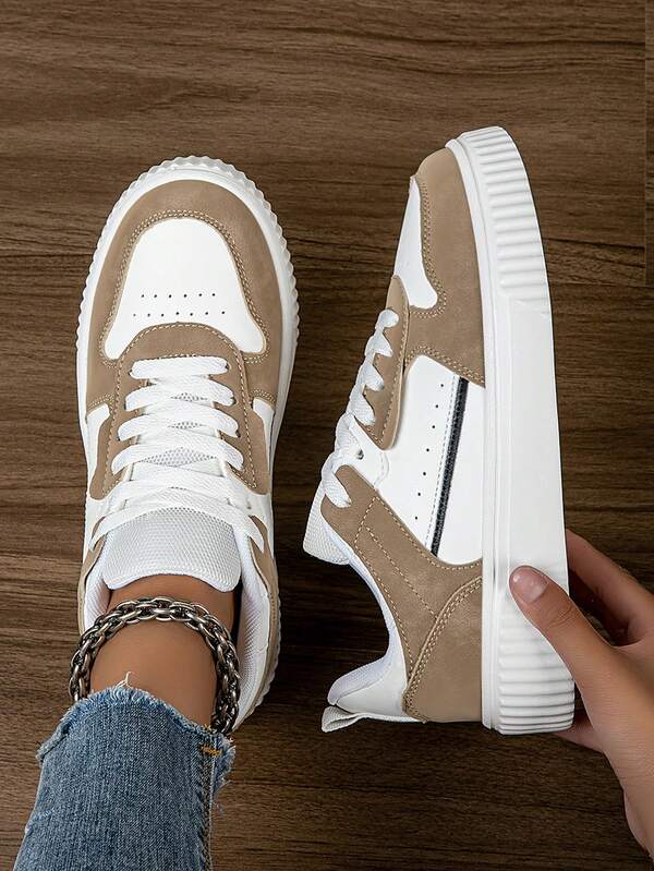 Women's Casual Soft-Sole Sneakers, Comfortable Minimalist Athletic Shoes, Ultra-Light Student Versatile Skateboard Shoes, Couple Running Shoes