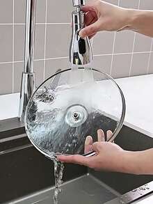 Extensor de grifo presurizado multifuncional (ABS+Acero inoxidable+Aleación de aluminio), universal para cocina y baño, anti-salpicaduras para uso doméstico - Multicolor - Ver 8