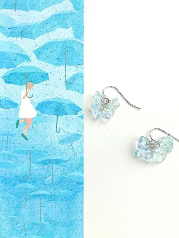 زوج من أقراط فضة إسترليني 925 أصلية مصنوعة يدويًا، أقراط من اللؤلؤ الأزرق الطبيعي، أقراط نسائية راقية مناسبة للارتداء اليومي، هدايا ، أعياد الميلاد، رأس السنة، بأسلوب بوهيمي