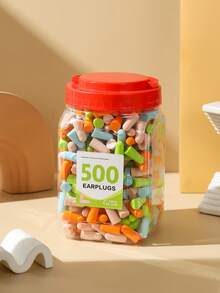 80/150/500个防噪音耳塞，隔音睡眠耳塞，柔软舒适降噪耳塞，男女通用慢回弹耳塞，适合长期佩戴