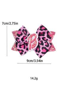 2 Stücke Glitzer Leoparden Muster Fischmaul Haarspangen, süß und Haaraccessoires, farbig und modisch, geeignet für den täglichen Gebrauch, Geschenk zum Schulanfang, Geburtstag, Halloween, Weihnachten, Neujahr