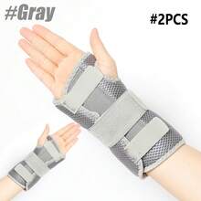 2PCS Wrist Brace For Carpal Tunnel - Night Sleep Support Splints For Right & Left Hand, Adjustable Compression Sleeve & Stabilizer For Men & Women - Multicolor - View 15