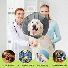 Soft Dog Cones Suitable For Small, Medium And Large Dogs After Surgery, Comfortable Cones For Dogs, Adjustable Dog Cone Collars To Stop Licking, Alternative Electronic Collars For Pets After Surgery
