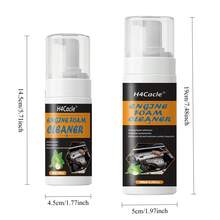 H4Cacle Car Engine Bay Foam Cleaner Powerful Stain Remover Engine Compartment Grease, Dust, And Oil Cleaner Multi-Purpose Foaming Engine Bay Cleaner & Degreaser Removes Heavy Oil Stains And Dirt Multi-Purpose Cleaner - 496 - View 3