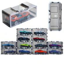 1/3/6pcs Set Alloy Sports Car Model With Display Box, Collectible Racing Car Toy, Full Metal Material, Home Decor, Birthday/Halloween/Christmas Gift, Best Gift - Multicolor - View 6