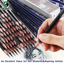 Marie's 12pcs Professional Graphite Pencil Set For Drawing & Sketching, Suitable For Adults, Students, Beginners & Professional Artists (2H/HB/B/2B/3B/4B/5B/6B/7B/8B) - Black - View 3