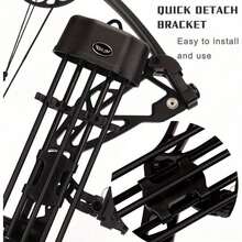 طقم إكسسوارات عقدة الفراشة مركب 5 سهم: حامل سهام قابل للإطلاق السريع، حامل سهام قابل للفصل 5 سهم، حامل حامل السهام، سهل التركيب، متوافق مع أقواس مركبة وأقواس متكررة