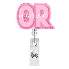 1pc Pink ER Nurse Doctor Rotating ID Badge Reel, Holiday Gift, Retractable Badge Holder - Multicolor - View 12