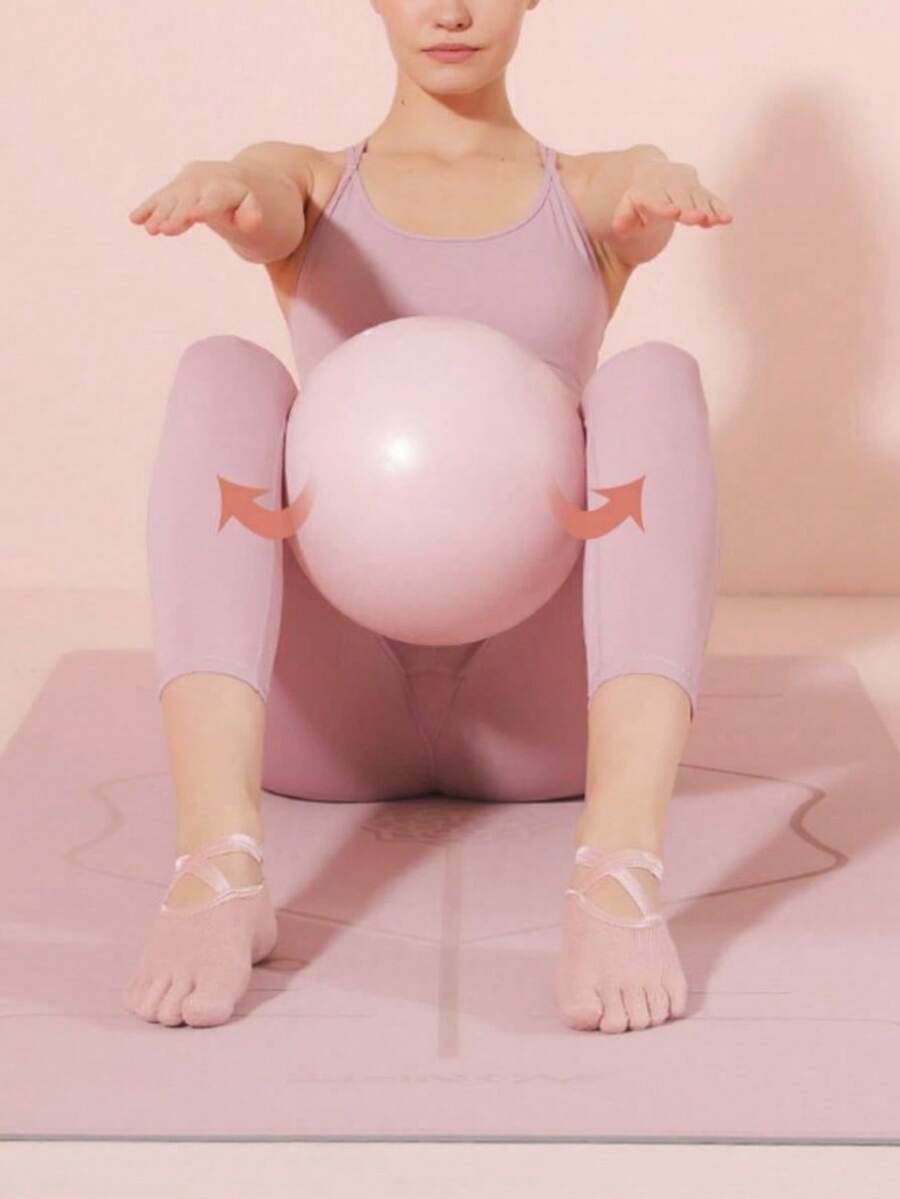 1pc Mini Yoga Ball 25cm Pilates Anti-burst Gym Ball For Pelvic Floor Training, Fitness And Gym Workout, Exercise Equipment For Women