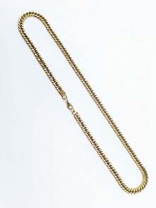 1 件不锈钢链式手链，男女通用朋克配饰礼物，时尚日常穿着