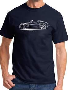 2007-10 Sky Sports Car Redline Design Print Tshirt - 款式21 - 查看 1