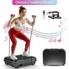 Vibration Plate Exercise Machine, LED Display,Vibrating Plate Exercise Machine For Women Men, Workout Equipment For Home,Can Support 330 Pounds, Full-Body Fat-Burning Exercise, Suitable For Home Use, It Is The Perfect Choice As A Christmas Gift. - 查看 1