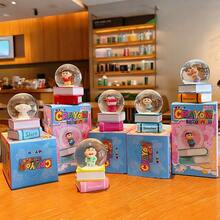 (Random 1PC)Crayon Shin-Chan Fairy Tale Adventure Series Crystal Ball Blind Box, Official Licensed Collectible Figurine For Kids & Adults, Cute Anime Character Decoration, Surprise Mystery Box Toy, Perfect Gift For Crayon Shin-Chan Fans, Home Desk Ornament, High-Quality Resin Craft, Fashionable Cross-Border Product - Multicolor - View 2