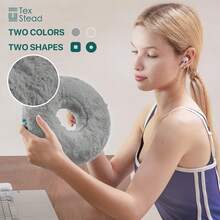 1pc Decorable Ear Piercing Pillow For Side Sleepers, Pillow With An Ear Hole For CNH , O-Shaped Side Sleeping Pillow, Ear Guard Pillow