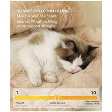 Plush Pet Mat, Soft Warm Blanket Luxurious Plush Pet Bed Mat For Dogs & Cats | Rectangular Ideal For Small To Large Breeds Washable - Multicolor - View 9