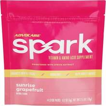 AdvoCare Spark Vitamin &Amp; Amino Acid Supplement - Focus &Amp; Energy Drink Powder Mix With Vitamin A, B-6, C &Amp; E - Also Includes L-Carnitine &Amp; L-Tyrosine - Fruit Punch, 14 Stick Packs - Flavor NameN - 查看 1