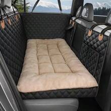 Extra Thick & Warm Pet Car Seat Cushion, Suitable For Large Dogs, SUV, Sedan, Truck, Non-Slip & Easy To Clean Polyester Material, Large Dog Vehicle Floor Protective Mat, Pet Travel Supplies, Anti-Slip Design, Reinforced Stitching, Durable, Car Pet Mat, SUV/Truck Owners - Multicolor - View 4