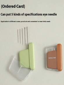 A New And Fashionable Magnetic Sewing Box, Including A 10-Needle High-End Household Repair Tool Set And A Thread Cone And Box Storage Box