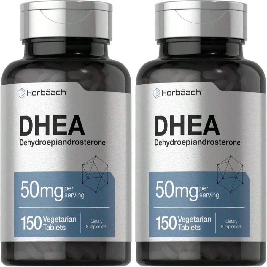 Horb?Ach DHEA 50mg 150 Tablets | Non-GMO, Gluten Free Supplement - Flavor Name B - View 1