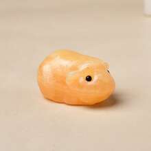 Natural Crystal Carving Guinea Pig, Unique Design Crystal And Stone, Healing Crystal, Stones Containing Energy, Energy Healing Meditation Stone, Perfect For Home Decor & Gift Giving, For Pocket Decoration, For Holiday Gift, From The Brand CUPIDCRYSTAL