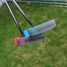 1 pièce Putter à deux faces H-Mallet | Cadeau de golf pour Thanksgiving, Halloween et Noël pour hommes et femmes | Options droitier/gaucher rouge/bleu | Putter lourd avec une sensation similaire au fer forgé | Accessoire d'entraînement de golf pour la pratique et le jeu court | Nouveauté de golf unique et cool