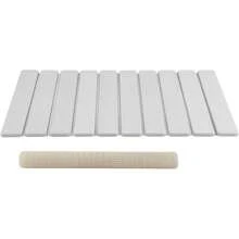 CHEELOM Alfombra de Piedra Diatomita Baño Plegable, Tapete de Piedra para el Baño, Diatomita Tapete Ultra Absorbente, 60X39CM, para y Hogar(Gris) - 1 - Ver 7