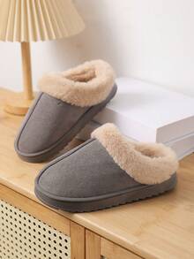 Women's Winter Casual Slippers, 4 Color Options, Comfortable Couple Indoor/Outdoor Slip-On Shoes, Lightweight & Warm, Multi-Color & Size Available