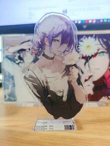 电影：蕾泽篇亚克力立牌 - 电次、帕瓦、早川秋、真纪真、蕾泽 高级动漫桌面展示架、收藏立牌、双面艺术盘、桌面装饰、宅男礼物、角色扮演房间装饰、限定版动漫周边 - 彩色 - 查看 6