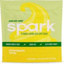 AdvoCare Spark Vitamin &Amp; Amino Acid Supplement - Focus &Amp; Energy Drink Powder Mix With Vitamin A, B-6, C &Amp; E - Also Includes L-Carnitine &Amp; L-Tyrosine - Fruit Punch, 14 Stick Packs - Flavor NameJ - 查看 1