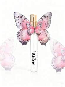 Customized Name Butterfly-Shaped Perfume Atomizer Bottle - Personalized Decorative Portable Leak-Proof Fragrance Spray Bottle, Refillable Travel Perfume Container With Golden Nozzle & Clear Window, Ideal For Storing Perfume, Essential Oils & Cologne - 10ml - View 7