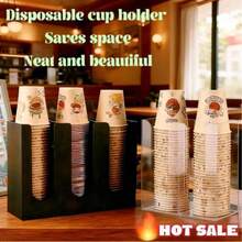 Un organisateur pour ranger les gobelets en papier jetables. Peut également être utilisé pour la décoration du salon, de la cuisine, de la maison. Convient aussi comme cadeau d'anniversaire, de fête, de Noël pour les autres.