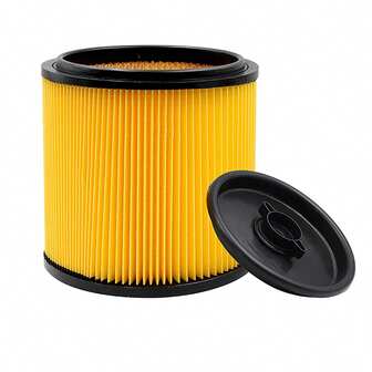 1 件装滤芯替换件，适用于 Vacmaster VCFS 过滤器、Vacmaster 干湿两用吸尘器、VBV1210 过滤器，也适用于大多数 Shop-Vac 5-20 加仑吸尘器