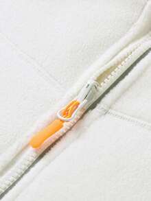 Women's Outdoor Fleece Jacket, Reversible, Warm And Thick, Suitable For Outdoor Activities And Daily Wear In Winter - White - View 7