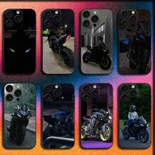 Sport Y-Yamahaes Cool Bike Phone Case Cover compatible with  16,15,14,13,12,11,Pro,XS,Max,XR,Plus,SE,Mini Soft Black Cover,Cover compatible with  17 pro hülle,  17 pro max hülle,  17 hülle,  16 pro hülle - Z6 - Übersicht 1