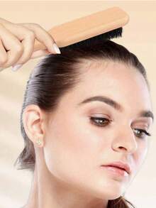 1pc S-Shaped Plastic Hair Comb - Anti-Knotting & Anti-Static Detangling Brush For Women & Pets, 6 Vibrant Colors (Blue/Pink/Purple/Green/Yellow/White) - Gentle On Normal Hair, Home & Salon Use, Pet Grooming Comb, Sleek Comb Design, Smooth Finish, Durable Hairbrush, Professional Stylists