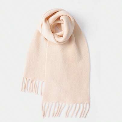 CAMEL CROWN Neutral Scarf For Winter, Windproof, Warm, Skin-Friendly, Comfortable, Versatile, Solid Color,