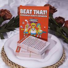 Beat That! Household Objects Expansion Card Game - Add More Hilarious Challenges With Everyday Items, Perfect For Family Game Nights, Parties, And Group Fun, Great Expansion For Beat That! Fans