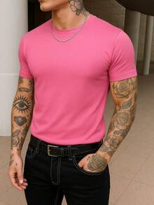 American In Ribbed Fabric - Pink - View 2