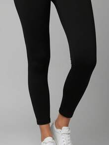 Women Pants - 黑色 - 查看 3