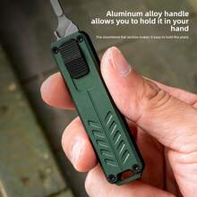 Mango de cuchillo utilitario avanzado (sin hojas, adecuado para hojas 23/24), proceso CNC, material de aluminio de aviación