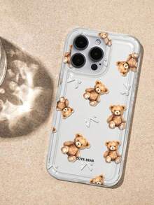 Custodia telefonica trasparente con stampa carina di orsetto e fiocco, compatibile con 13/11/17/17 Pro/16/14/15/15 Pro/15 Plus/15 Pro Max/7 Plus/8 Plus/X/Xs Max/Xr/11 Pro/12 Pro/13 Pro/14 Pro/12 Mini/13 Mini/11 Pro Max/12 Pro Max/13 Pro Max/14 Pro Max/14 Plus/17 Pro Max/17 Air/6/6s Plus/7/8/16 Pro/16 Plus/16 Pro Max/SE2/17 Pro Max e Galaxy A54/A14/A12/A13/A15/A32/A33/A24/A52S/S20/S21/S22/S23/S24/S23 Plus/S24 Ultra/S25/A15/A33/A23 - Multicolore - Visualizzare 5