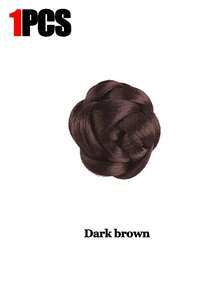 1 قطعة شرشف شعر مكون من زهرة بتلات مبعثرة لتسريحة الشعر المنسدل، قطعة شعر للباروكة، صانع كرة شعر طبيعية ناعمة، وسادة لإضافة حجم للتسريحات الراقية، مشبك شعر أنيق، مشبك شعر ناعم لإكسسوارات الشتاء