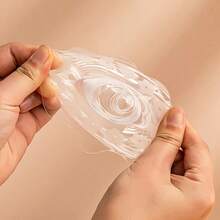 KUNT 1pc Silicone Nursing Protector Shield, Breastfeeding Nipple Cover, Anti-Bite & Inverted Nipple Corrector - Clear - View 4