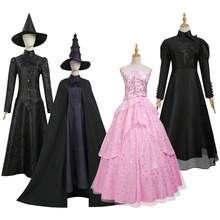 Magic Witch Cosplay Costume Movie The Wicked Witch Cosplay Outfit Cos Fancy Dress Clothing - Wicked Witch Black Dress - View 2
