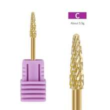 Cuticle Remover Nail Polishing Head 1Pc Tungsten Carbide Nail Drill Bits For Removing Cuticle 3/32 Inch Electric Nail File Machine Cuticle Cleaning Tool Cuticle Remover Bits Professional Manicure Pedicure Accessories Durable Nail Art Tools