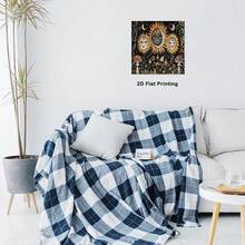 1pc 40*40cm(16x16inch) Burning Sun God Magic Mushrooms Poster Modern Canvas Print Framed Wall Art Painting Ready To Hang Office Living Room Home Decor Picture Artwork Decor.Stretched And Framed Ready To Hang.