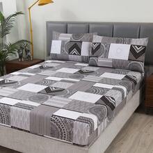 1件套磨毛格纹印花床笠 - 亲肤/舒适/几何/花卉/家居/酒店/卧室用品（1件床笠） - 凌亂 單 - 查看 9